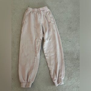 xs light pink aerie sweatpants $20